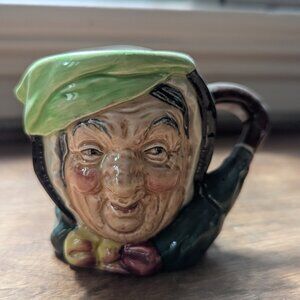 Royal Doulton Vintage 3" Toby Character Jug - Sairey Gamp #D5528